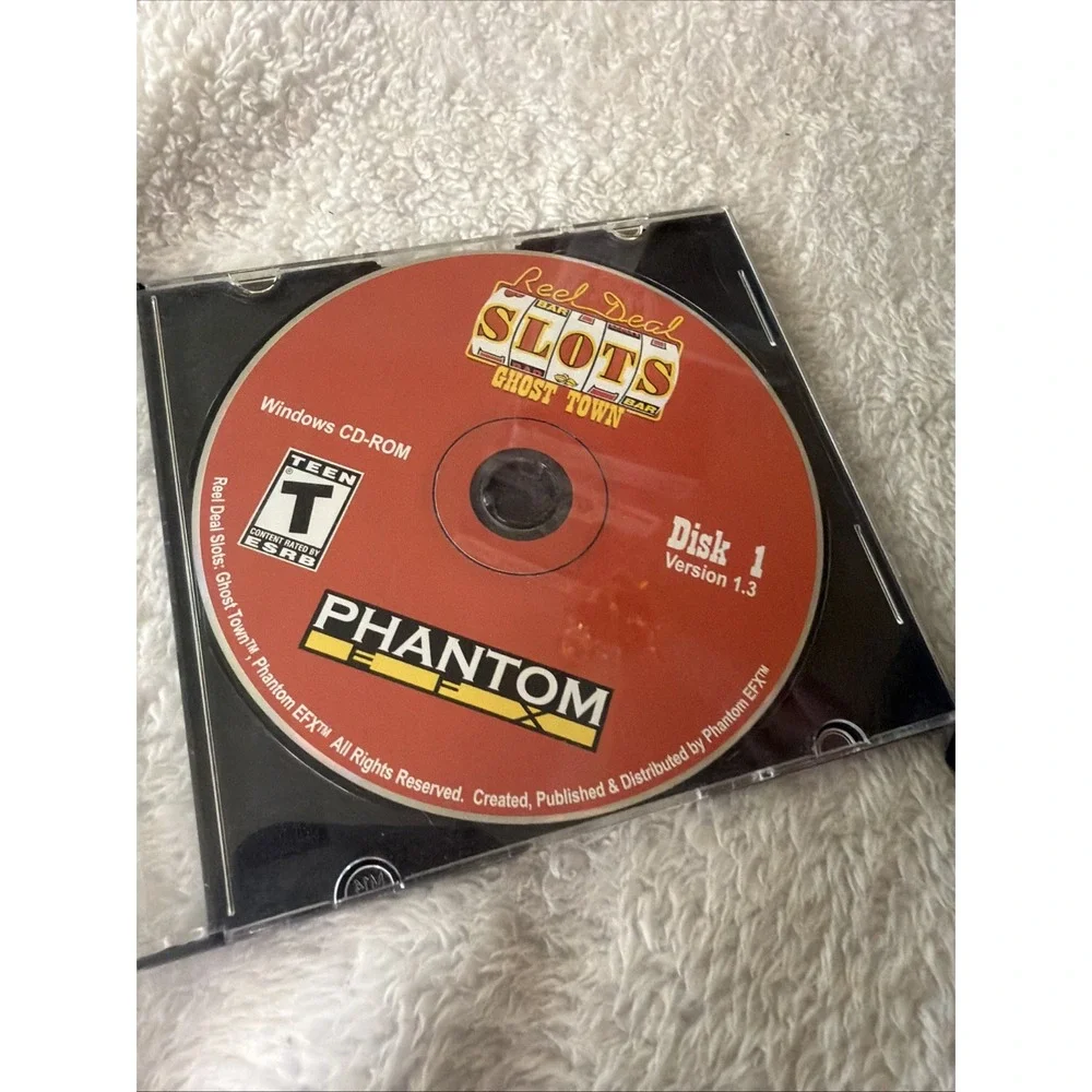 Lot Of 10 Slots PC CD-ROM Games Reel Deal Casino & WMS Slots Phantom Vintage